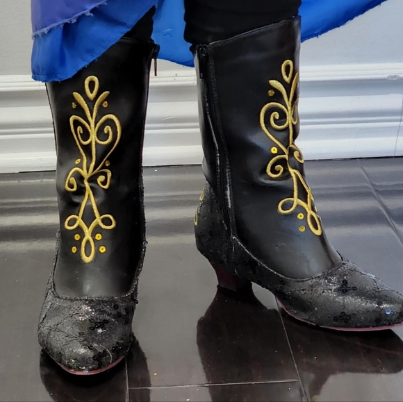 Disney Frozen Anna Kids Cosplay Costume - Picture 4 of 7